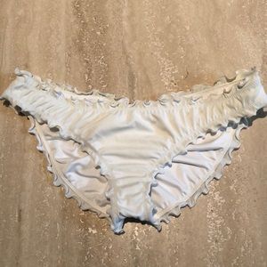 “Ruffle cheeky” bikini bottom